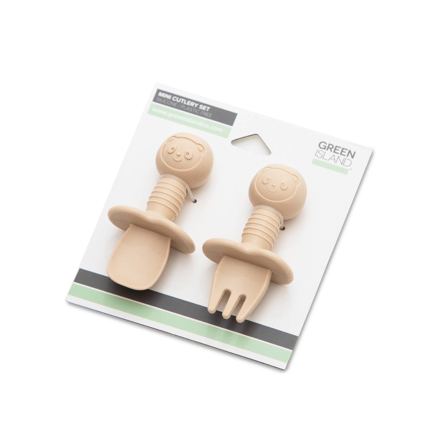 Silicone Baby Cutlery Set: Blush