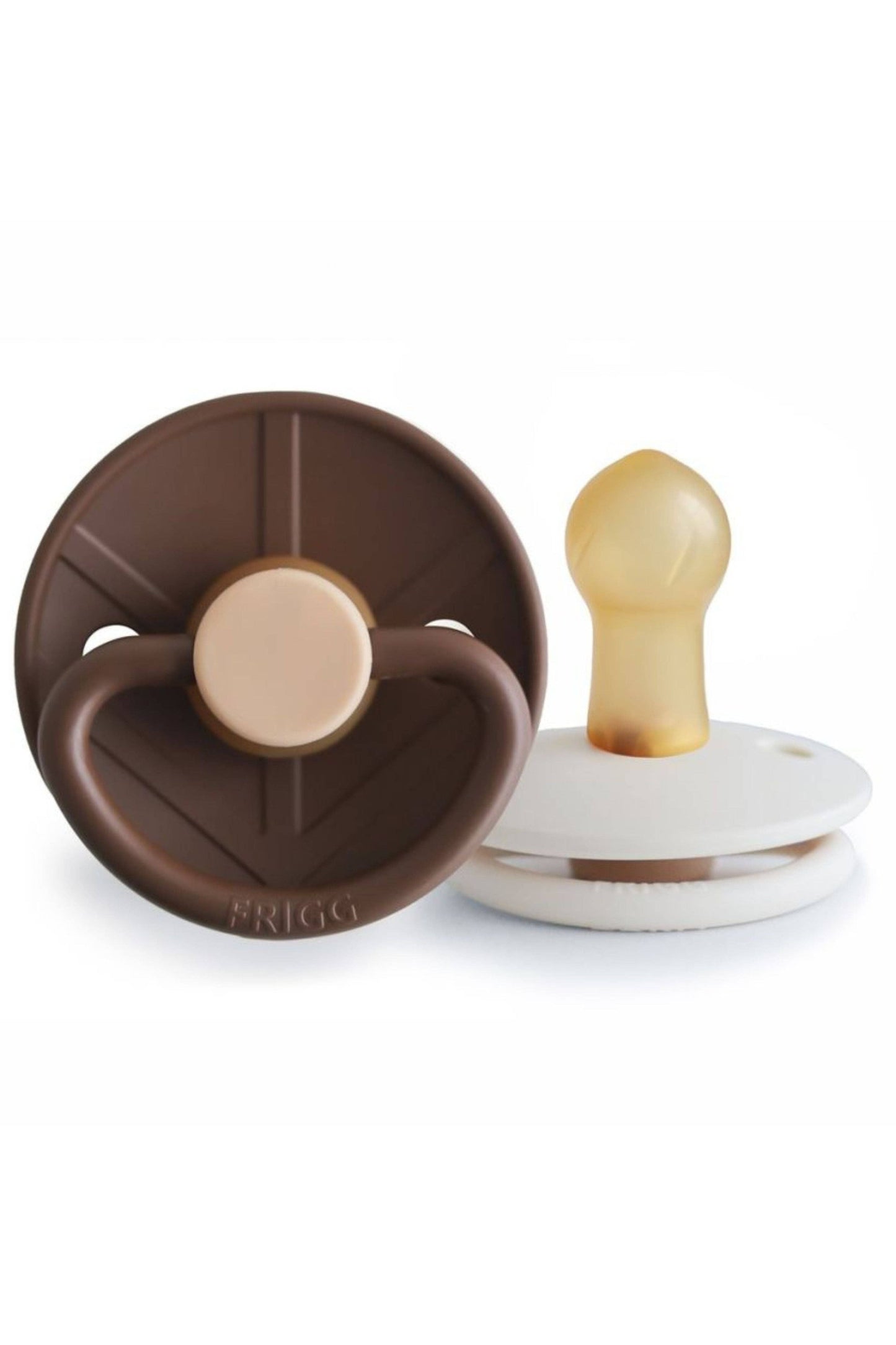 FRIGG Little Viking pacifier, Cocoa: 0-6 months