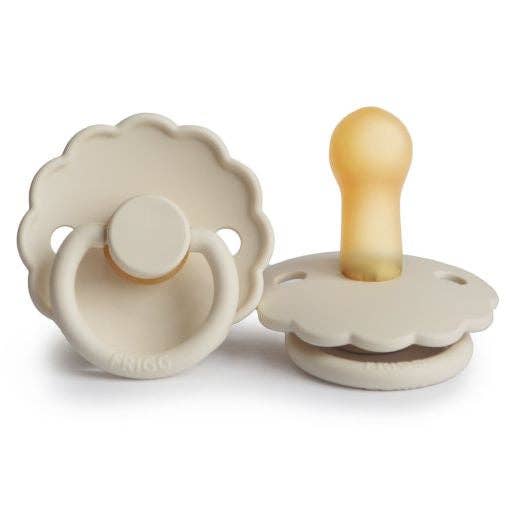 FRIGG Daisy pacifier, Cream: 6-18 months