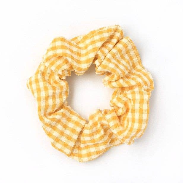 Regular - Gingham Scrunchie. Dia.10cm