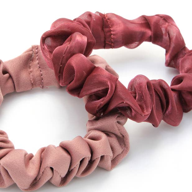 Small - Card of 5 scrunchies. Dia.5.5cm