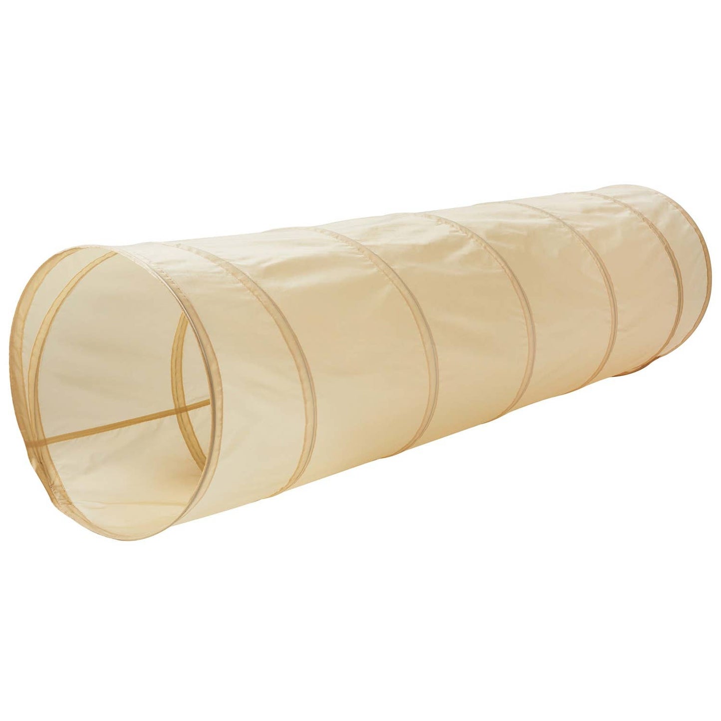 3 Sprouts Kids Play Tunnel with Eco-Friendly Recycled Fabric: Blueberry Ivory