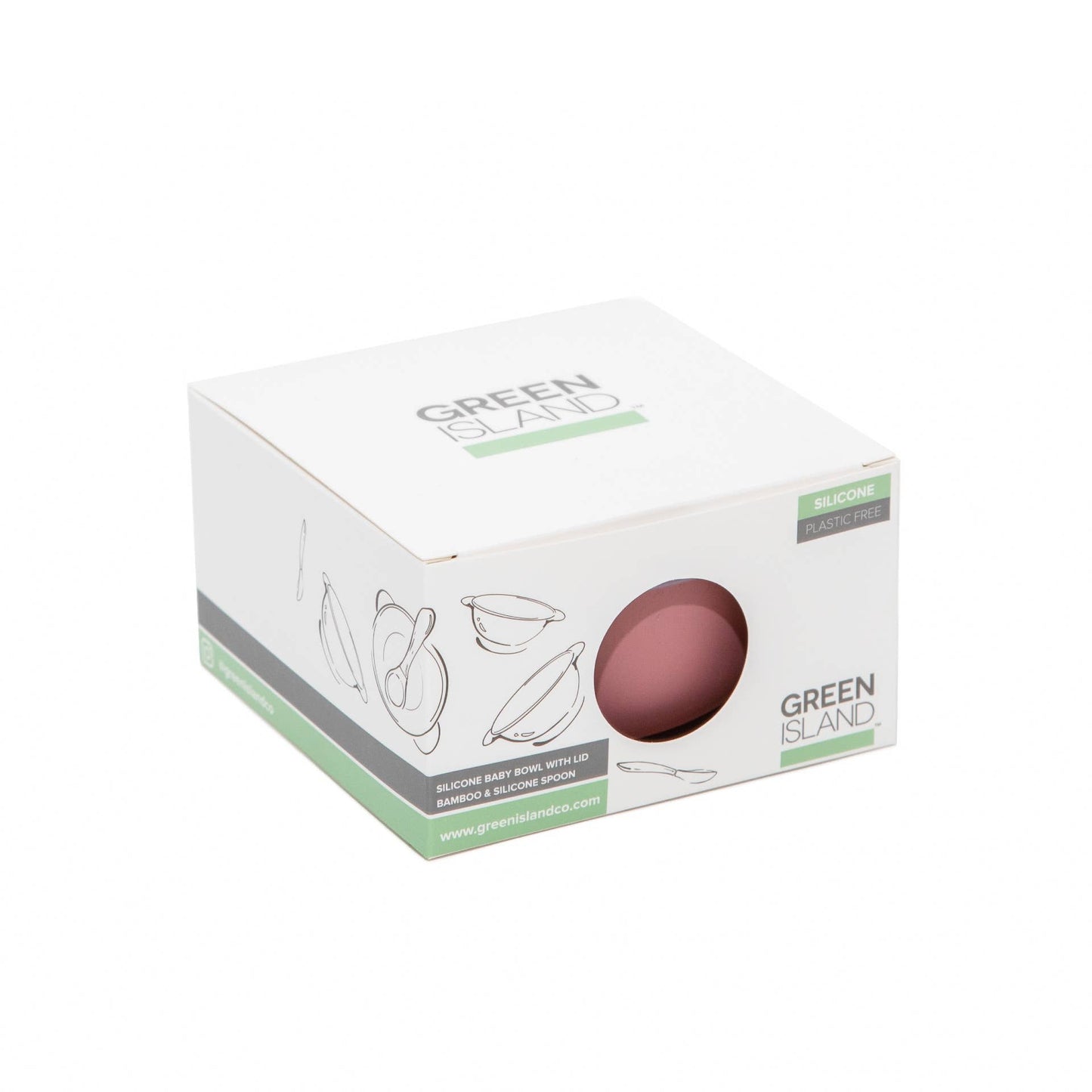 Silicone Baby Bowl & Spoon: Cream