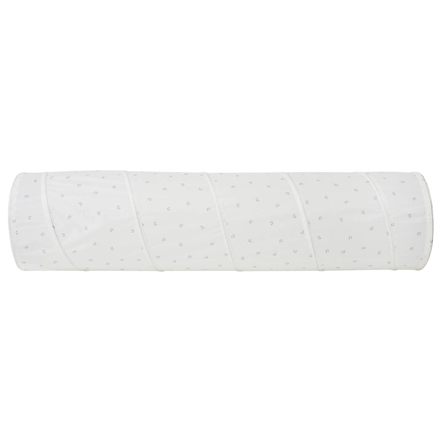 3 Sprouts Kids Play Tunnel with Eco-Friendly Recycled Fabric: Blueberry Ivory