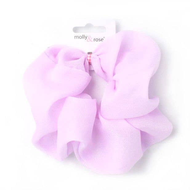 Large - Pastel Shimmer Scrunchie.Dia 13cm