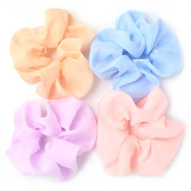 Large - Pastel Shimmer Scrunchie.Dia 13cm