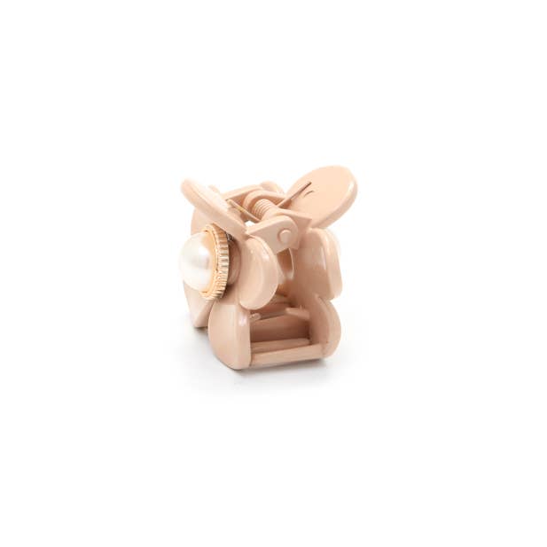 Card of 2 flower shaped clamps 3cm