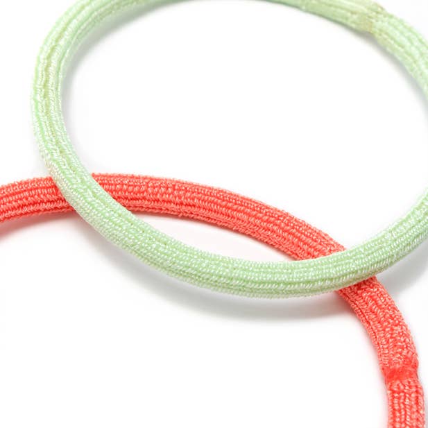 Elastics - Pastel - Card of 6 - 4mm thick