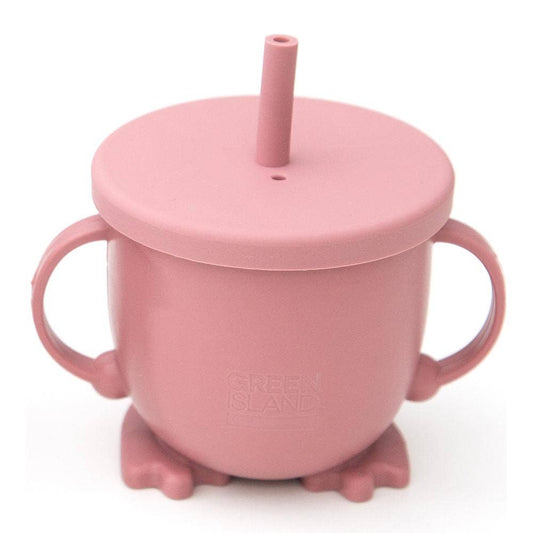 Silicone Baby Sippy Cup: Mulberry