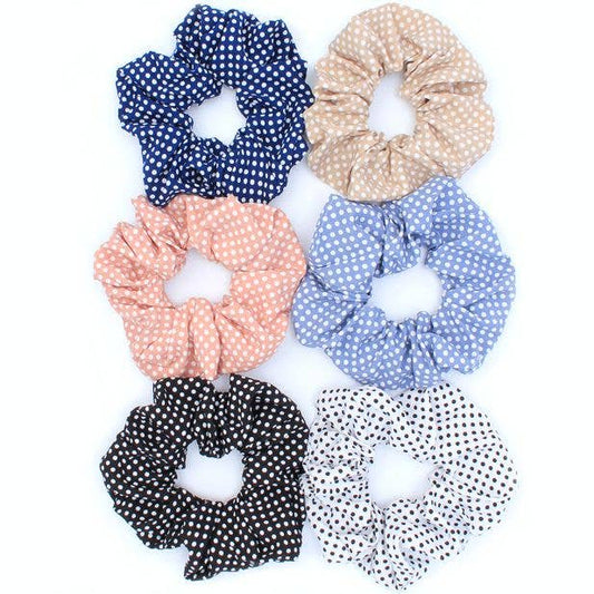 Large - Polka Dot Scrunchie. Dia.12cm