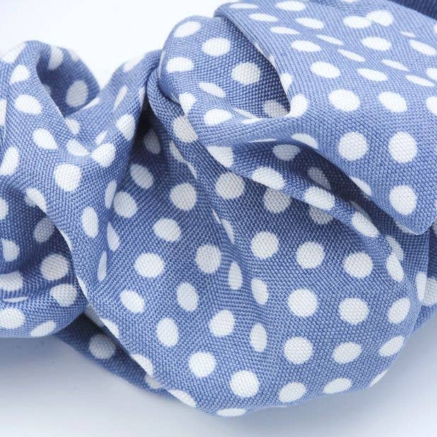 Large - Polka Dot Scrunchie. Dia.12cm