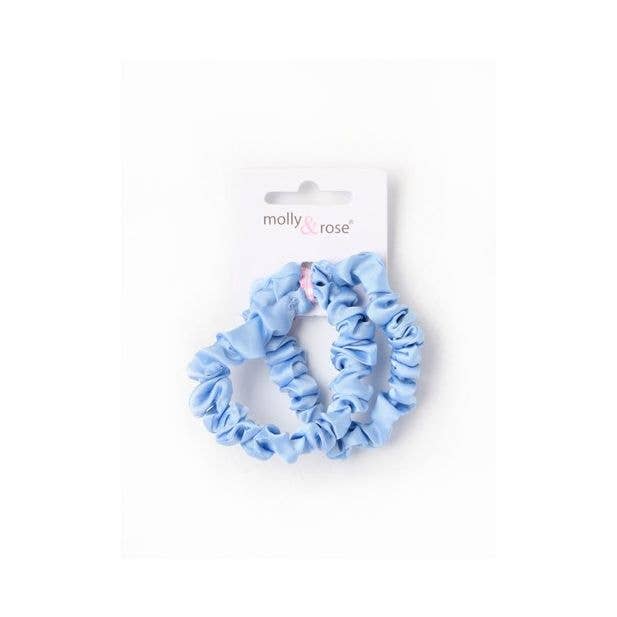 Small - Imitation Silk Fabric Scrunchies. Dia.5.5cm
