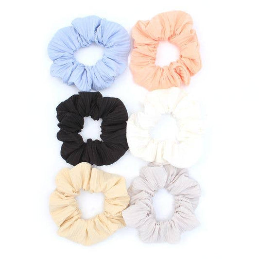 Pleated Fabric Scrunchie.Dia.11cm