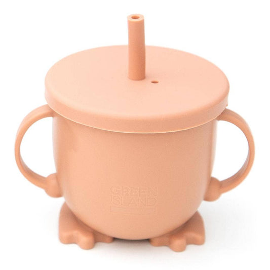 Silicone Baby Sippy Cup: Blush