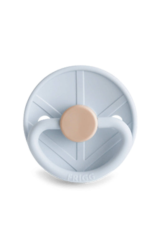 FRIGG Little Viking pacifier, Powder Blue: 0-6 months