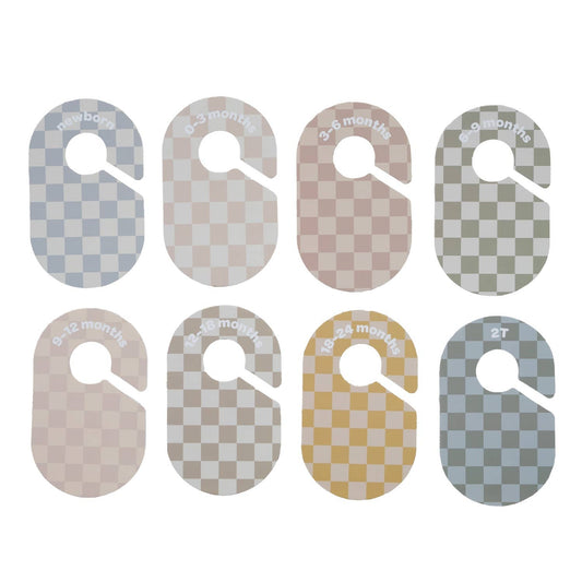 Baby Closet Dividers (Newborn to 24 Months): Checkerboard