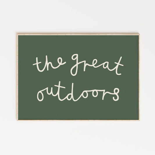 The Great Outdoors Print